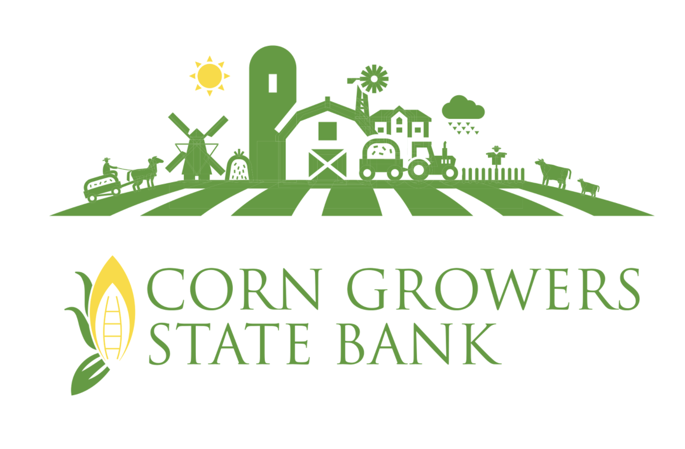 Helping Corn Growers State Bank Design T-Shirts